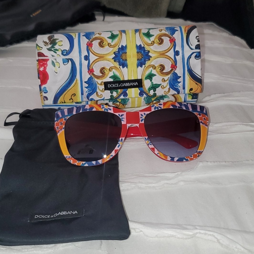 Dolce & Gabbana Floral Sunglasses